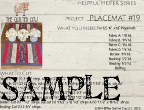 Helpful Heifer Placemat #19