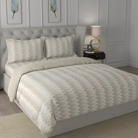 Hermosa Exotic Bouquet Asher Neutral 4 Pc Quilt/Quilted Bed Cover Set