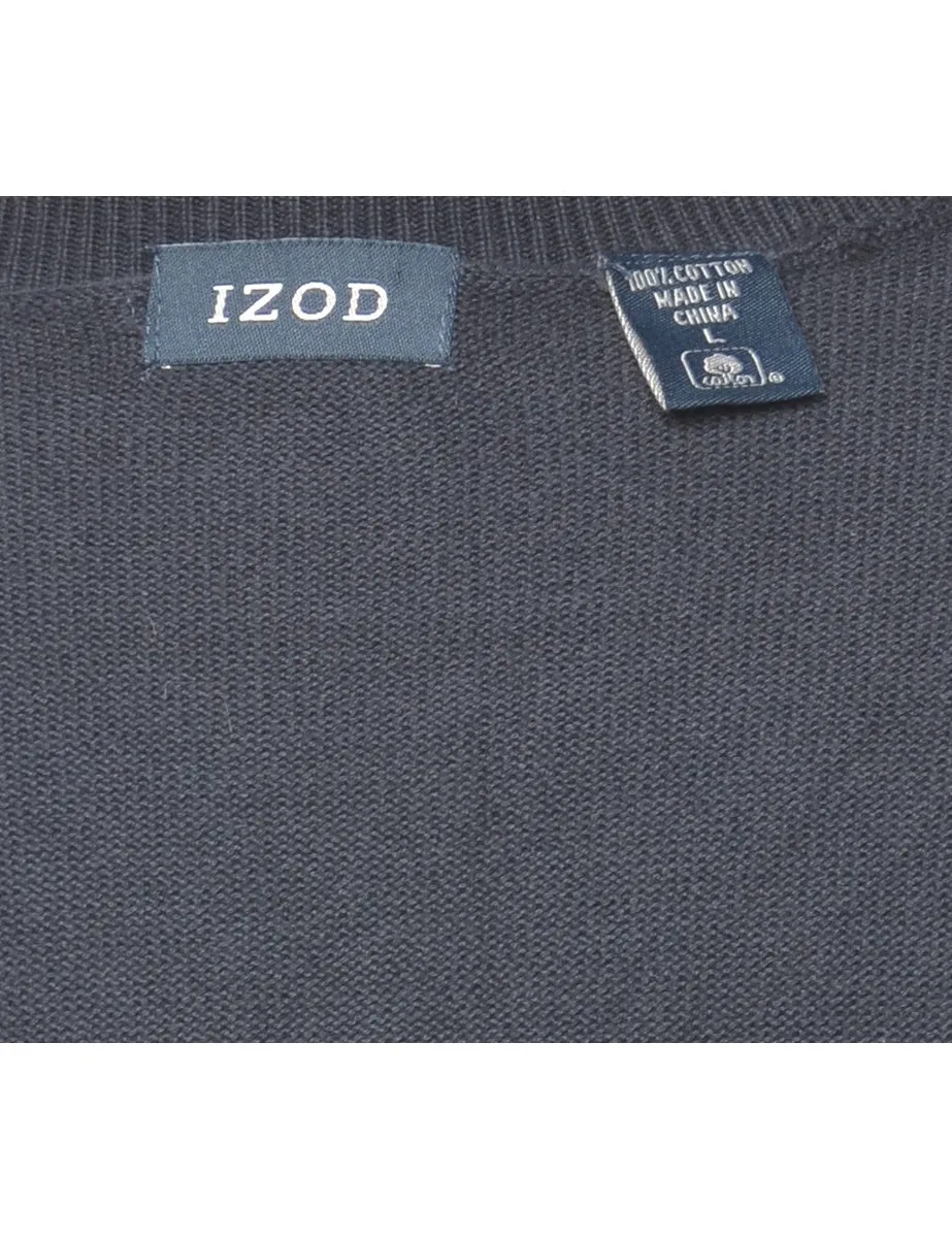 Izod Argyle Jumper - L