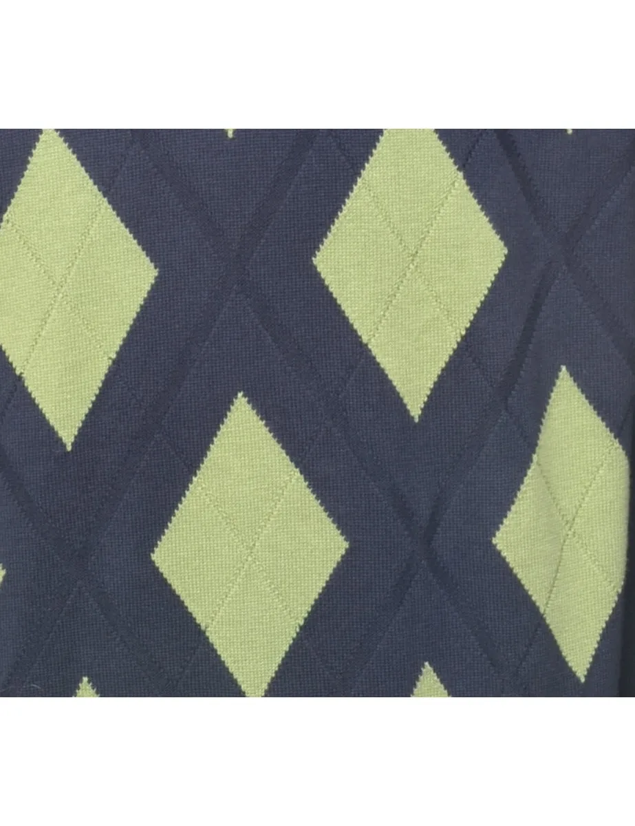 Izod Argyle Jumper - L