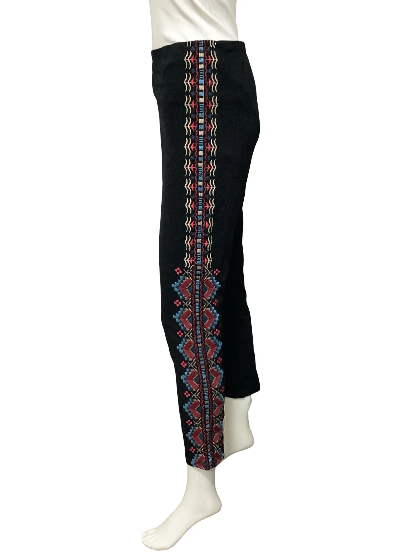 Johnny Was Los Angeles Aztec Print Sraight Leg Pant Size: XL