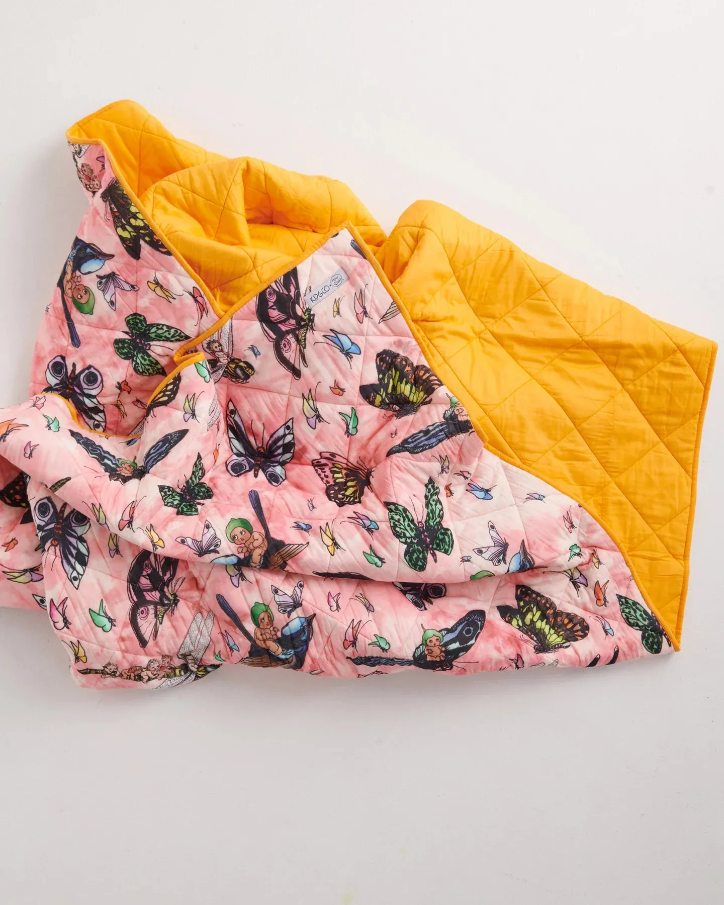 Kip & Co x May Gibbs Fly Baby Organic Cotton Quilted Kids Bedspread