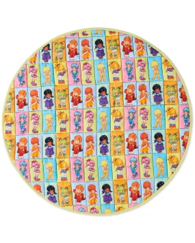 Kip & Co x Rainbow Brite The Gang Organic Cotton Quilted Baby Play Mat