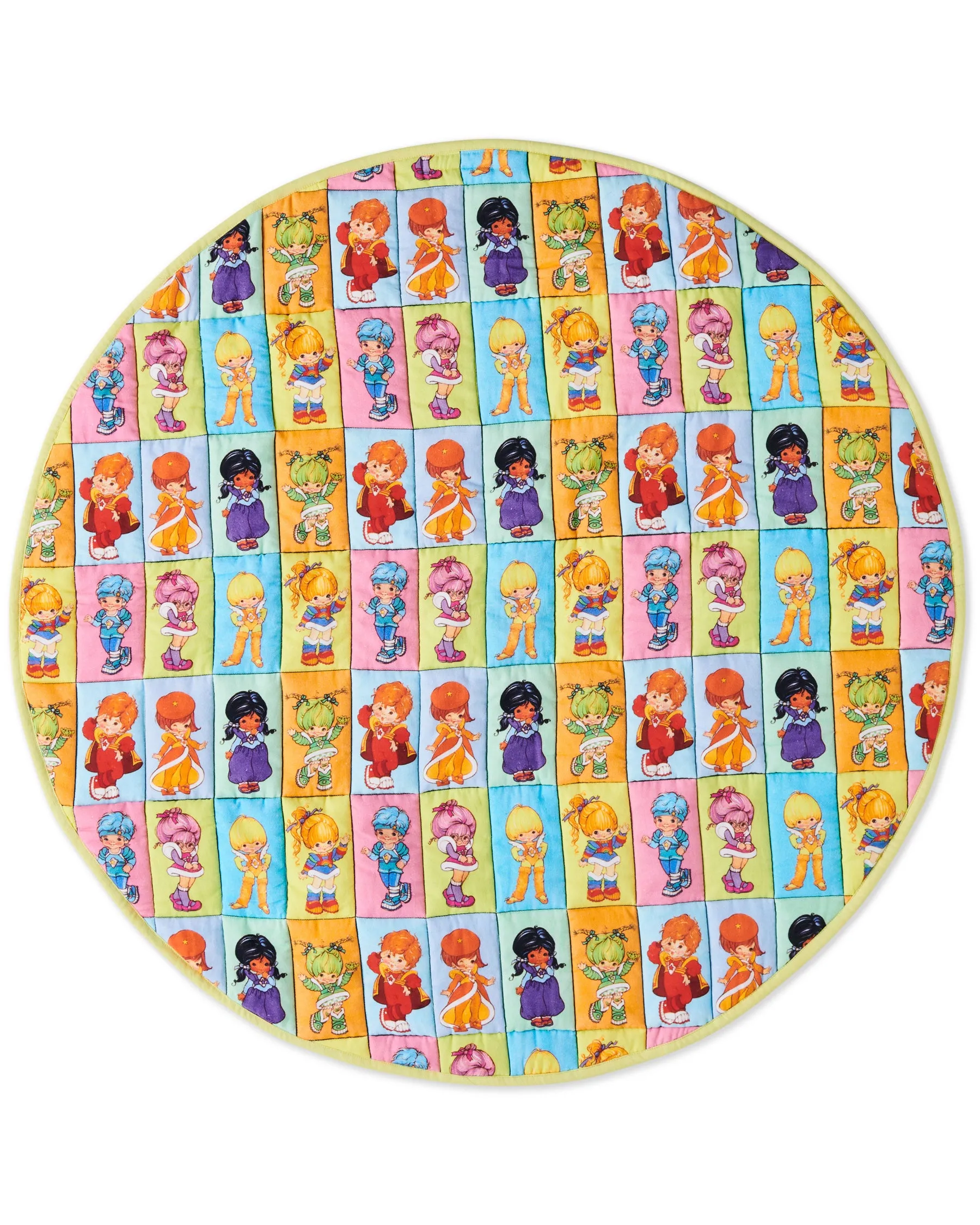 Kip & Co x Rainbow Brite The Gang Organic Cotton Quilted Baby Play Mat