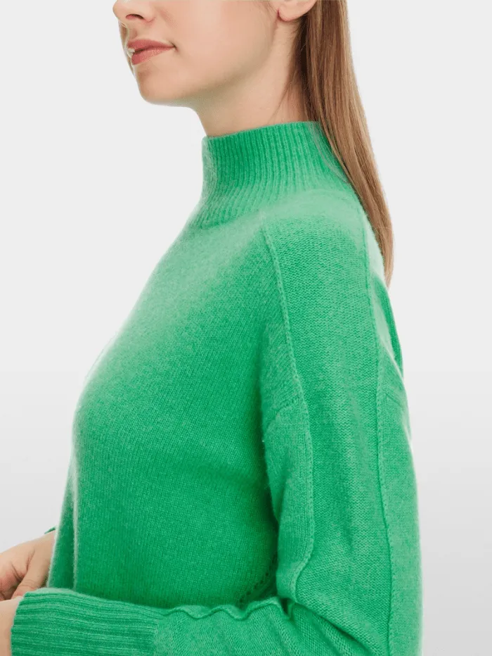 Marc Cain Sports Women's Rethink Together Turtleneck Jumper In Green XS 41.51 M63 Col 552