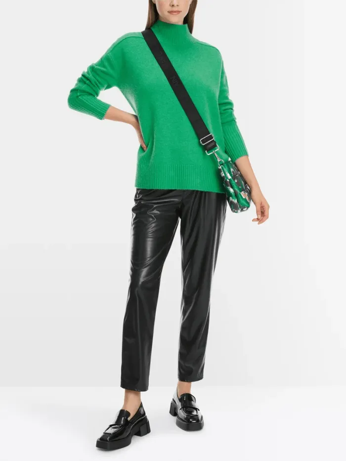 Marc Cain Sports Women's Rethink Together Turtleneck Jumper In Green XS 41.51 M63 Col 552