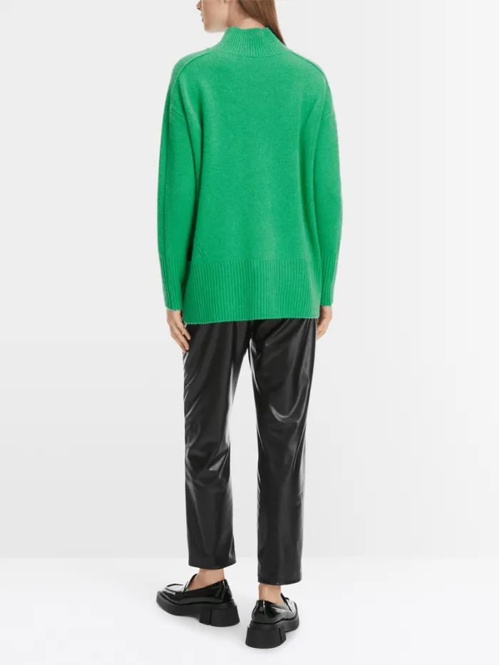 Marc Cain Sports Women's Rethink Together Turtleneck Jumper In Green XS 41.51 M63 Col 552
