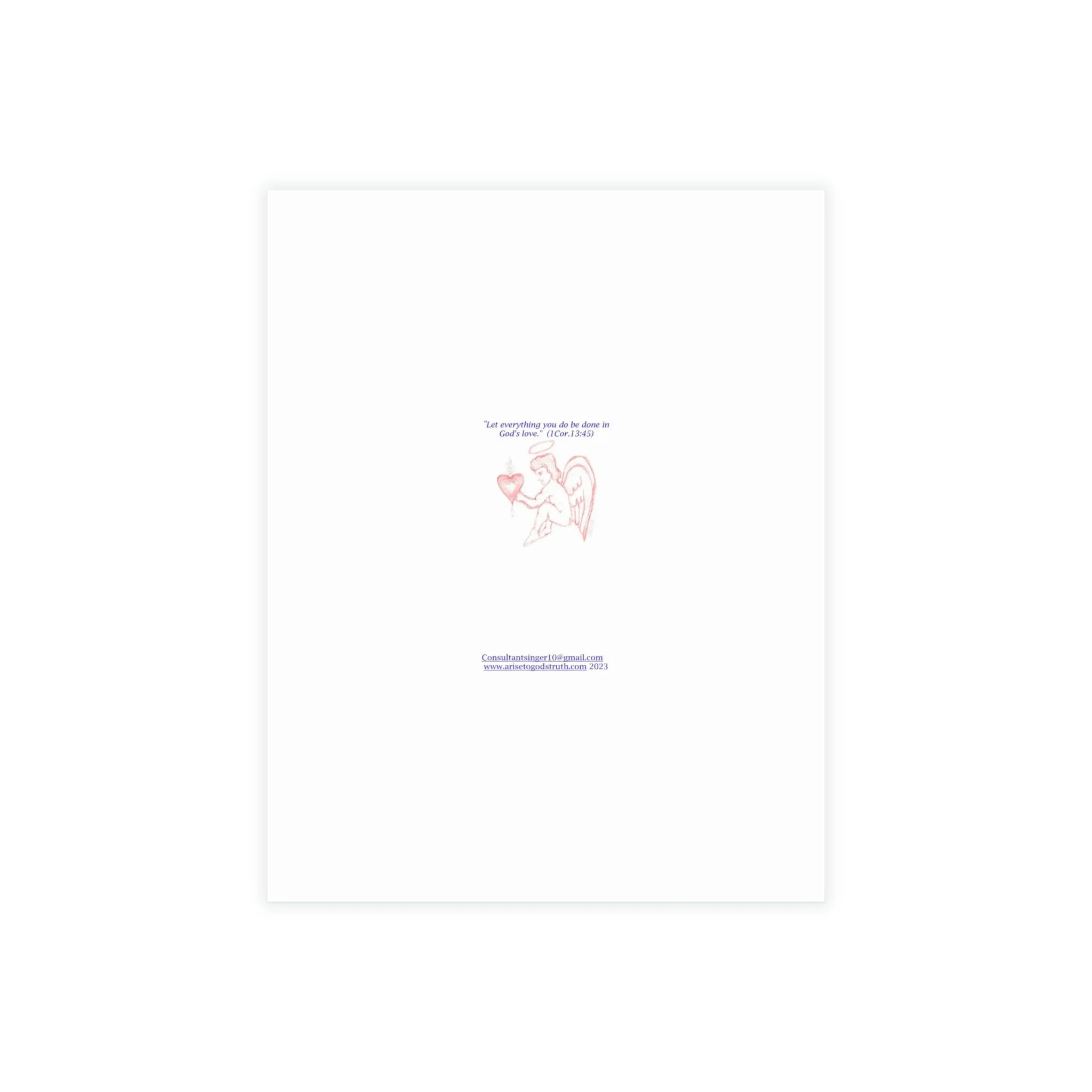 MARY GREETING CARD