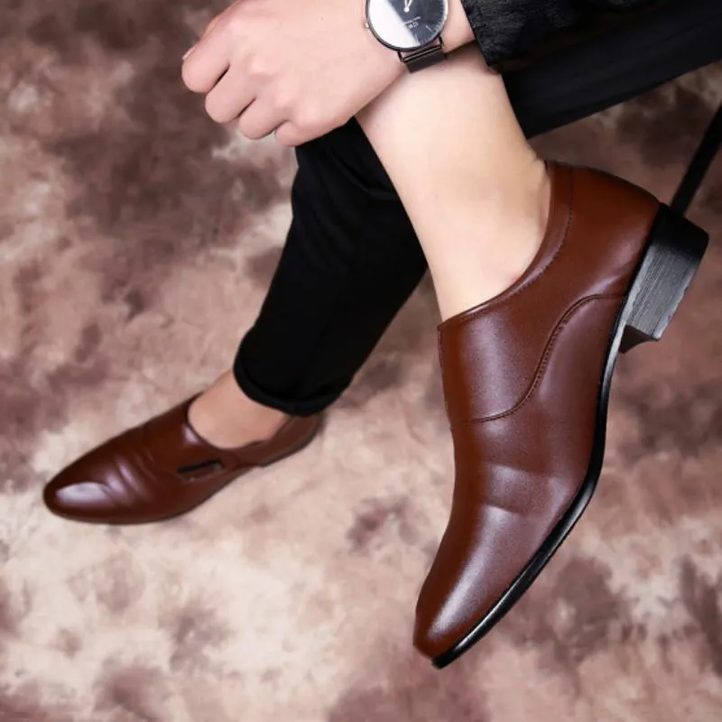 Men's Summer Casual Leather Shoes | Plus Size