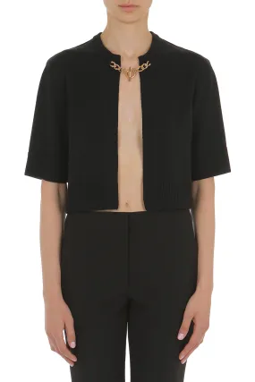 MSC-J0904 BLACK CHAIN BOMBER