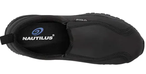 Nautilus Women's Black Composite Toe EH Slip On Work Shoe N2531