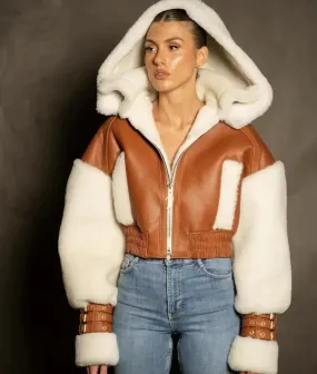 Nights Out Hooded Cropped Jacket