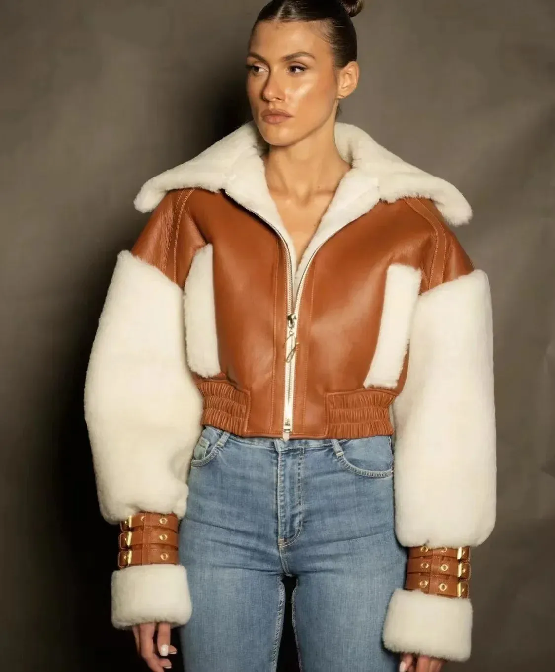 Nights Out Hooded Cropped Jacket