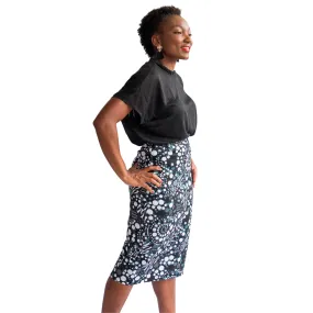 Àníké Pencil Skirt (Grey/Black/White)