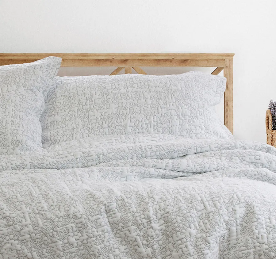 Norfolk Comforter Set White