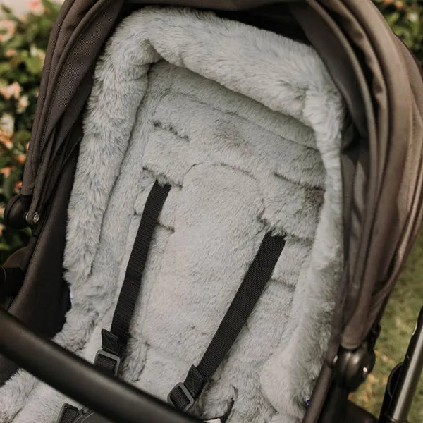 OiOi Reversible Cozy Fleece Pram Liner - Blue Paisley