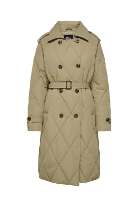 Only - Onlmauda Quilted Coat - 4536802 Petrified Oak