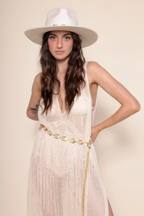 Palermo Midi Dress in Net SALE
