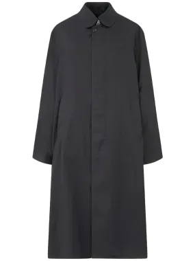 peached-cotton trench coat