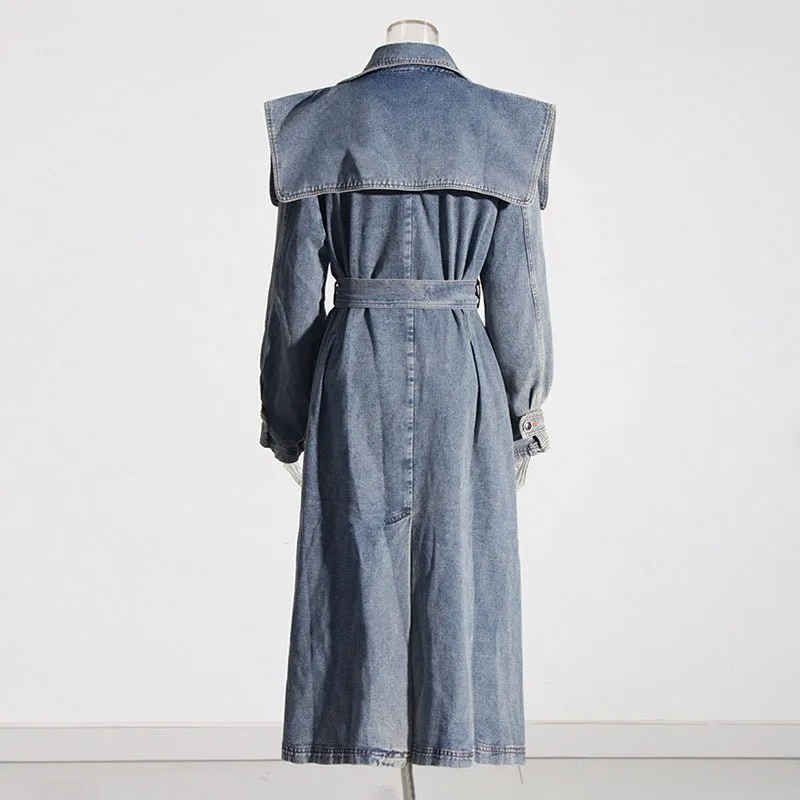 Peyton's Denim Trench Coat