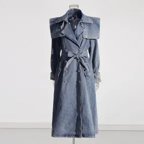 Peyton's Denim Trench Coat