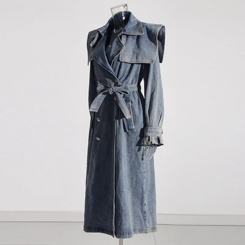 Peyton's Denim Trench Coat
