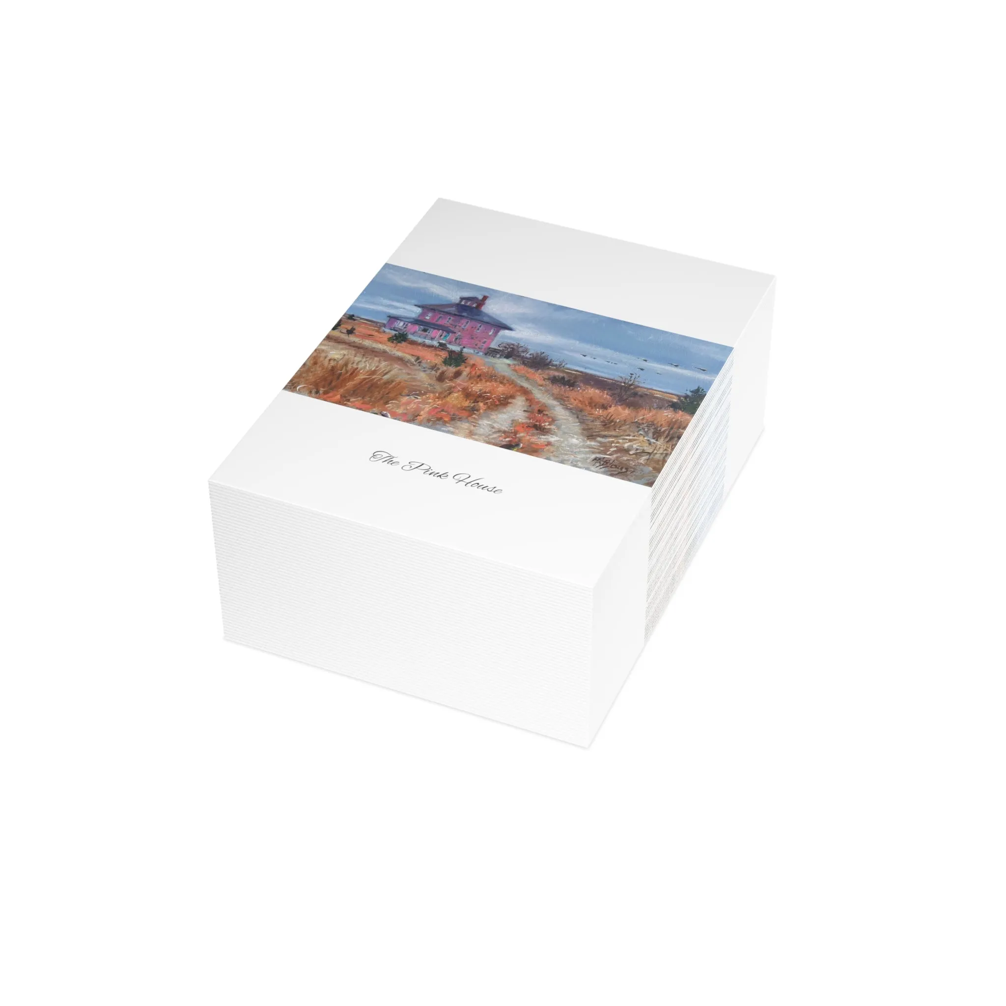 Pink House II Greeting Card Bundles (envelopes included)