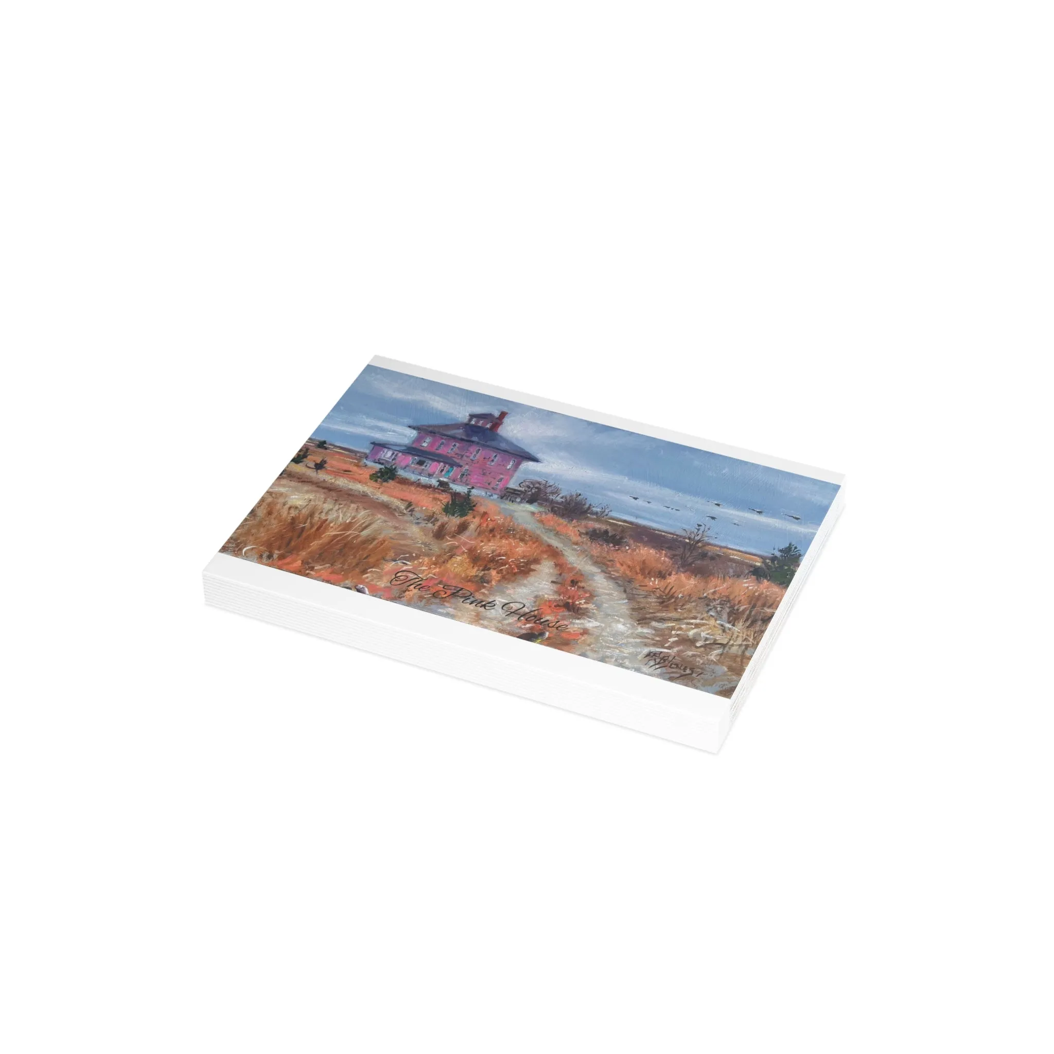 Pink House II Greeting Card Bundles (envelopes included)