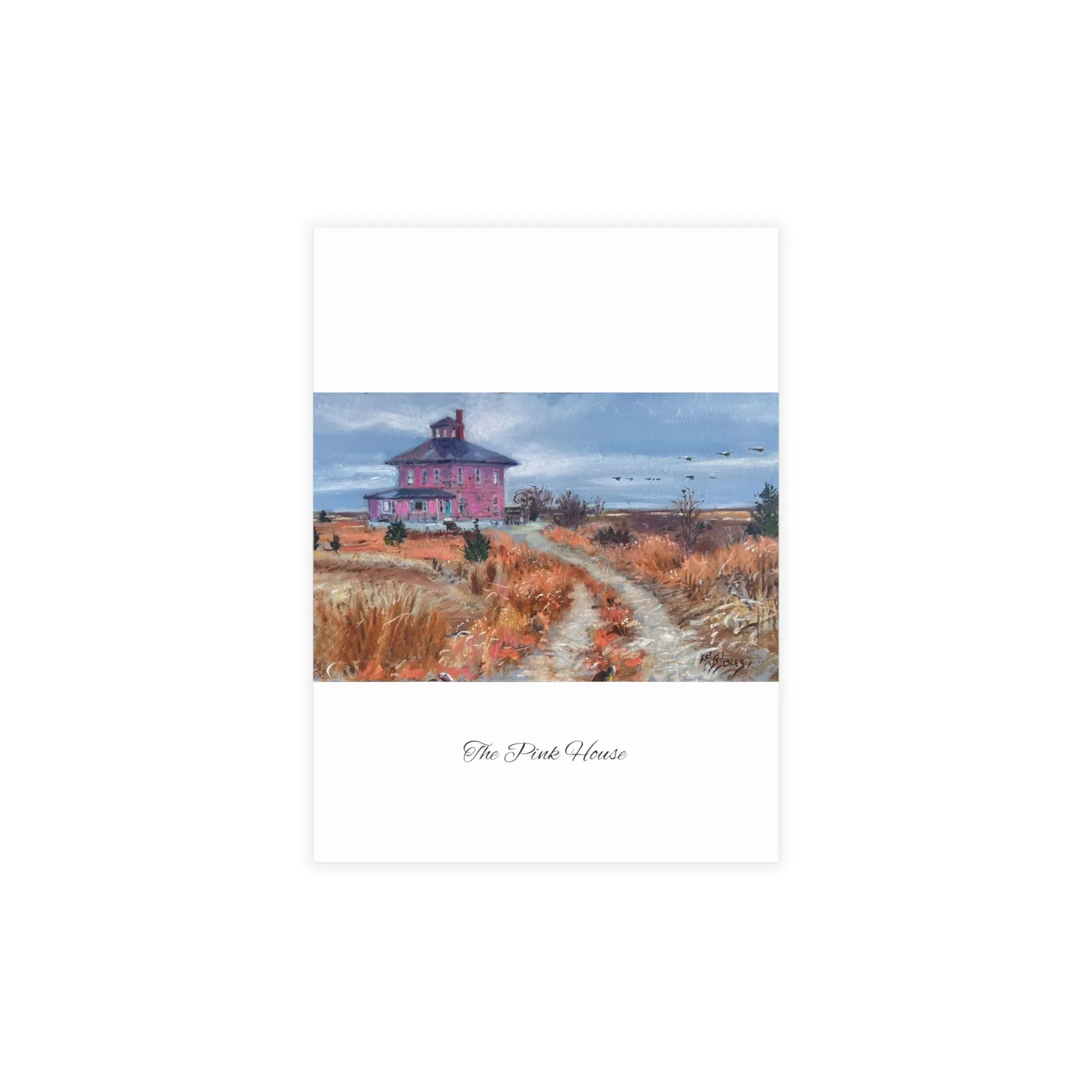 Pink House II Greeting Card Bundles (envelopes included)