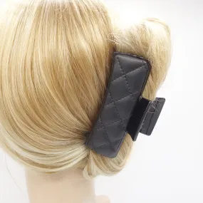 quilted hair claw, trendy hair claw, hair accessory shop for women