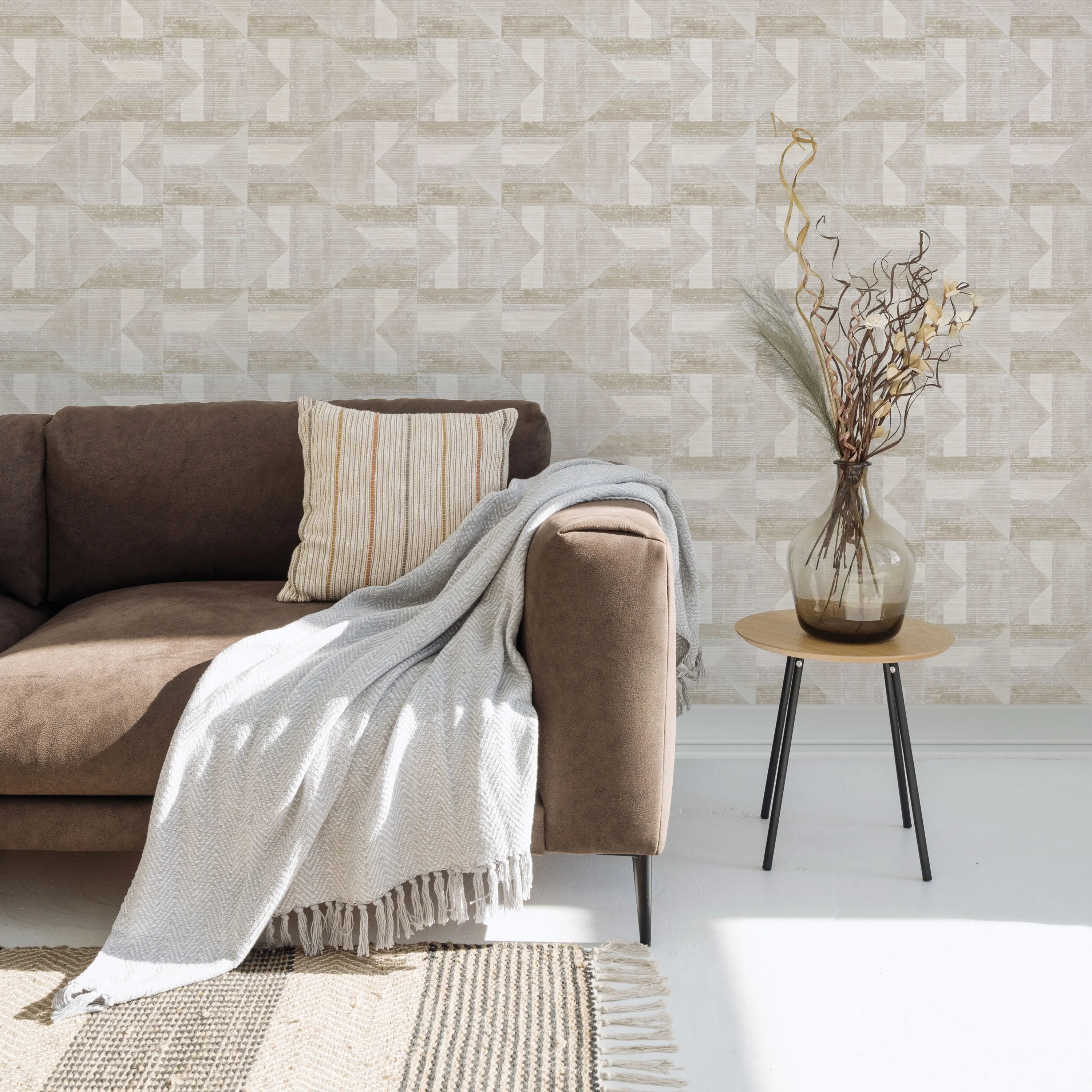 Quilted Patchwork Peel and Stick Wallpaper