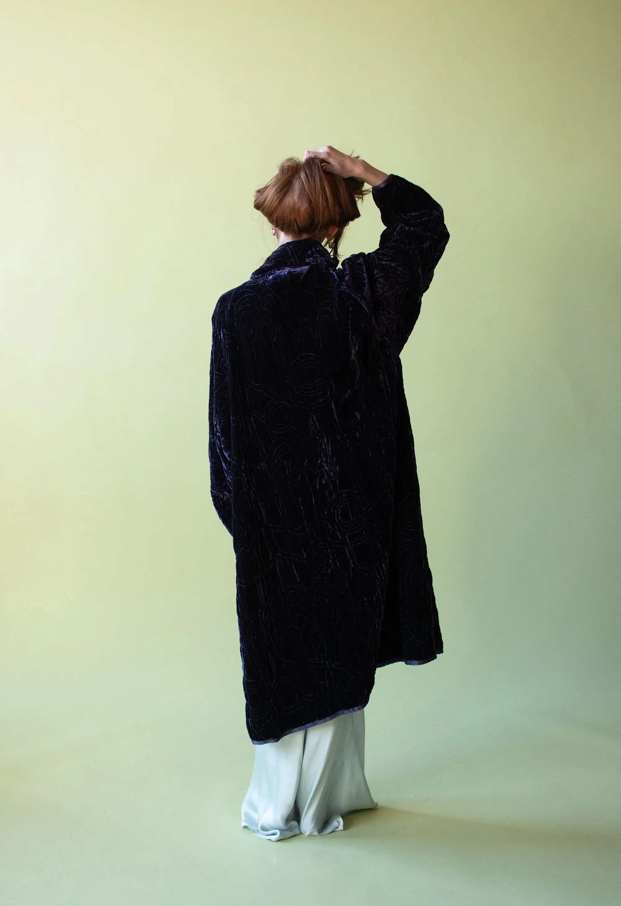 Quilted Velvet Coat | Ghost