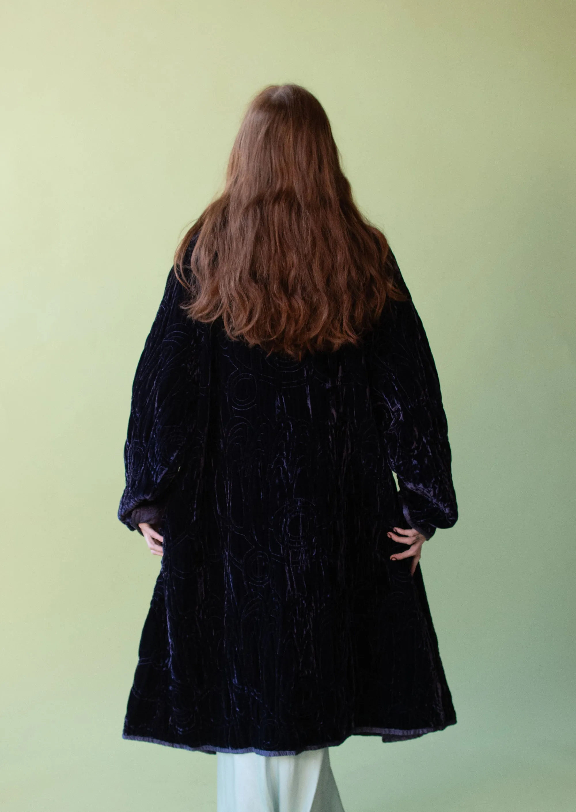 Quilted Velvet Coat | Ghost
