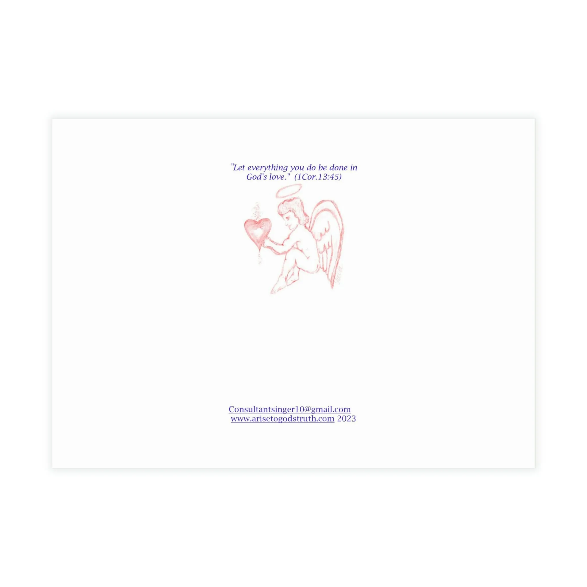 RESURRECTED CROSS SACRED HEART GREEN DAY CARDS (Greeting Card Bundles (10, 30, 50 pcs))