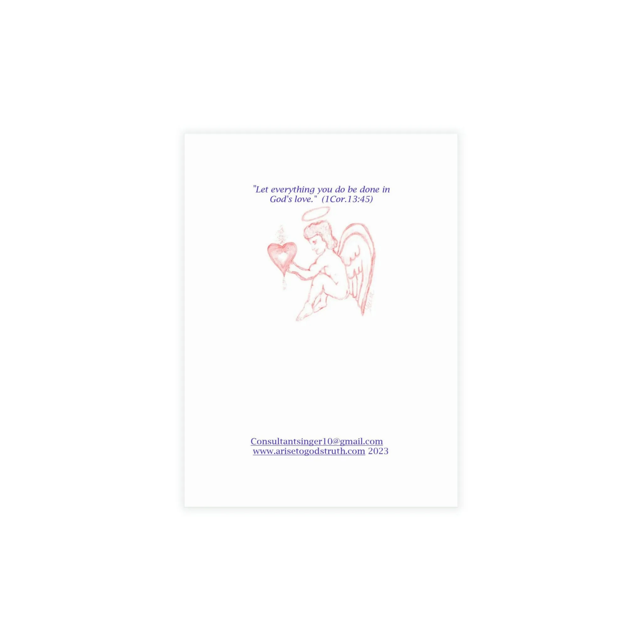 SACRED HEART OF LIGHT CARDS (Greeting Card Bundles (10, 30, 50 pcs))