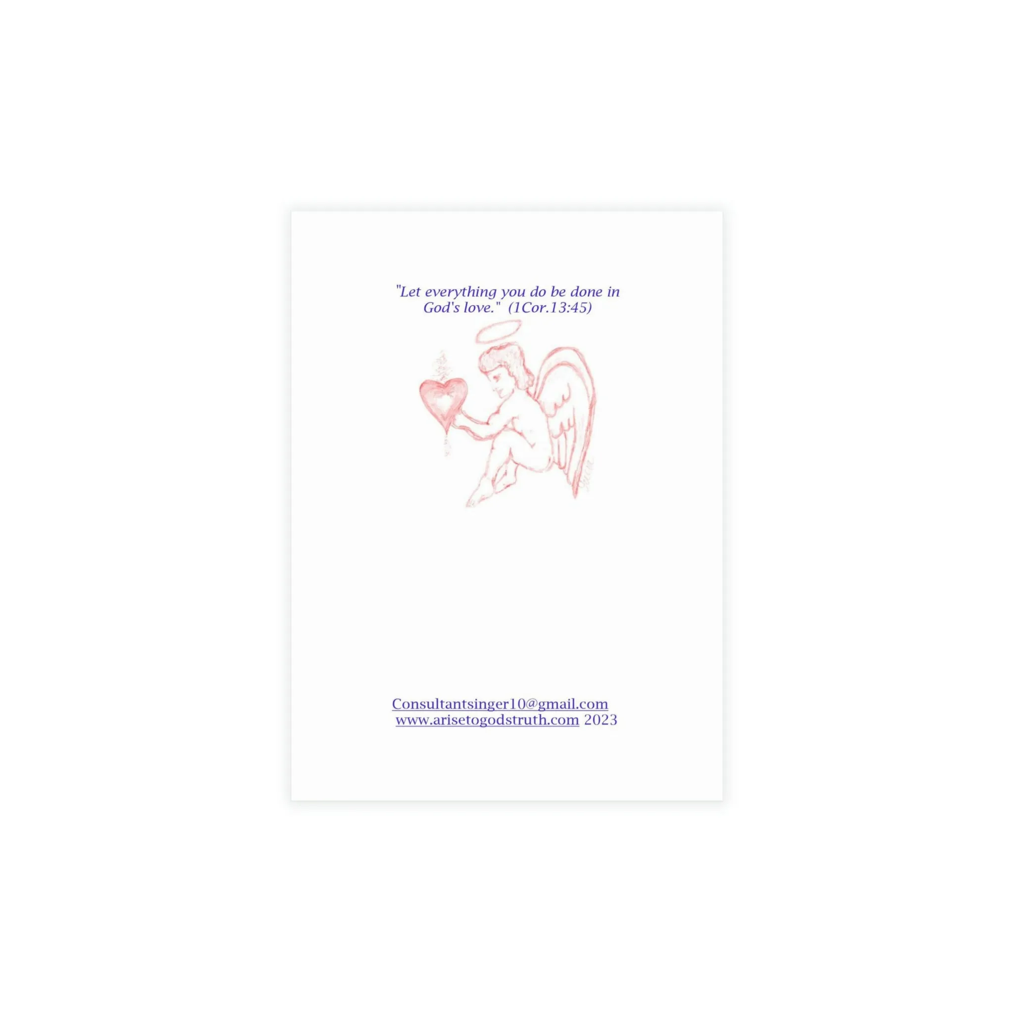 SACRED HEART PURPLE DAY CARDS (Greeting Card Bundles (10, 30, 50 pcs))