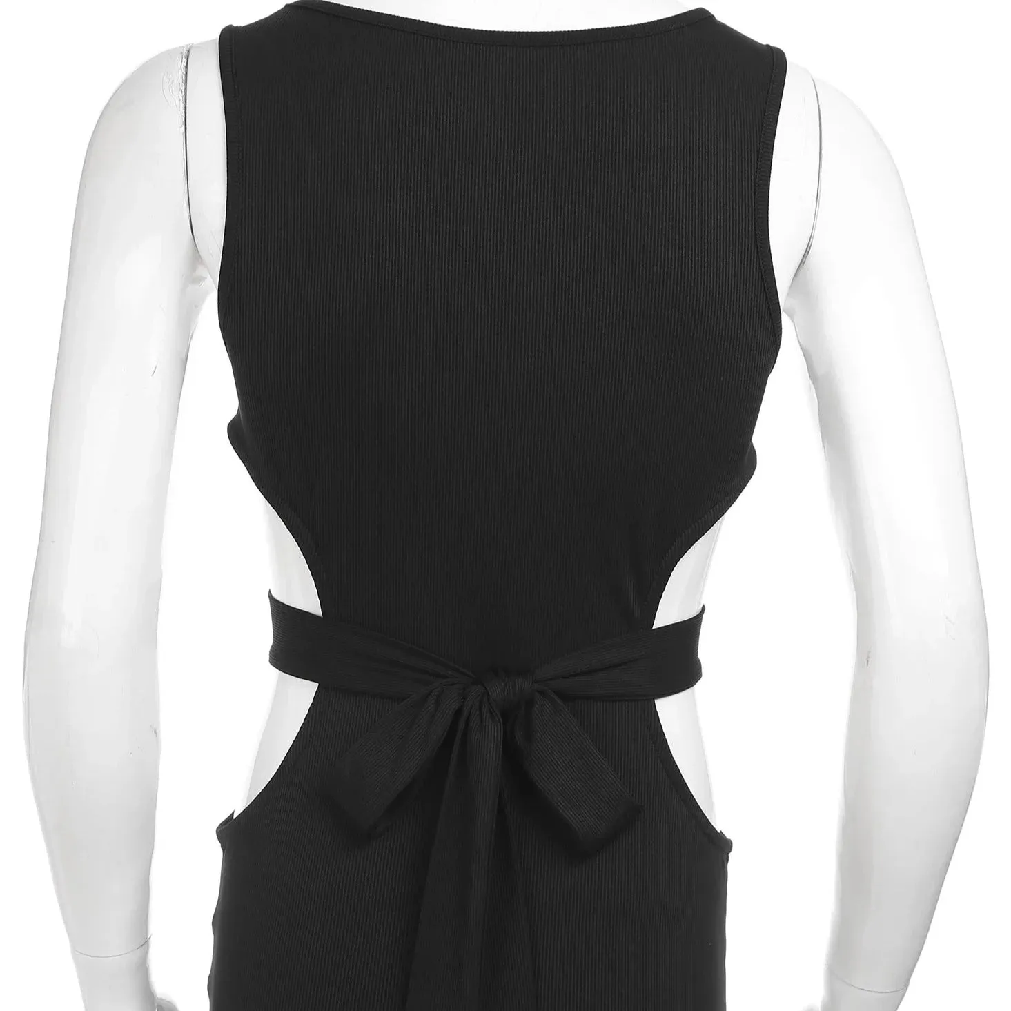 Sexy Side Hollow Knitted Pit Strip Vest