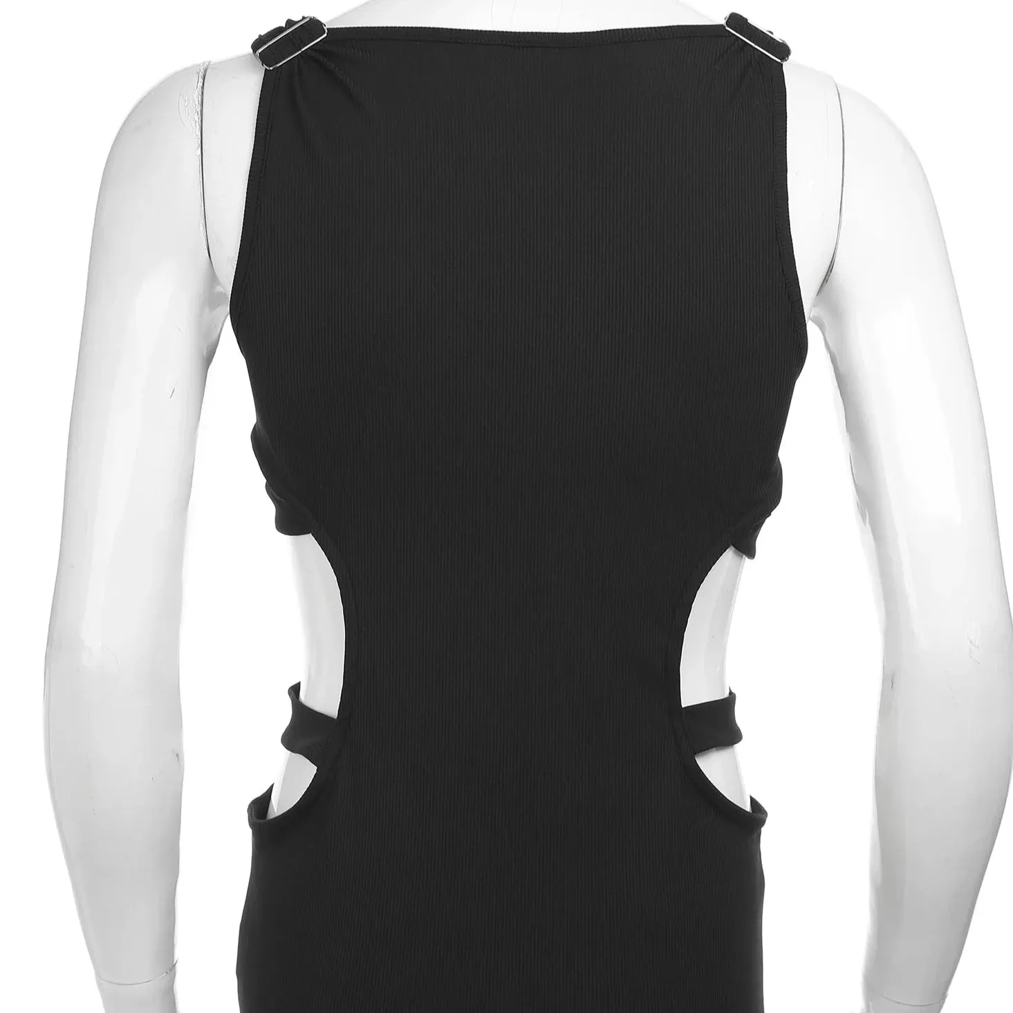 Sexy Side Hollow Knitted Pit Strip Vest