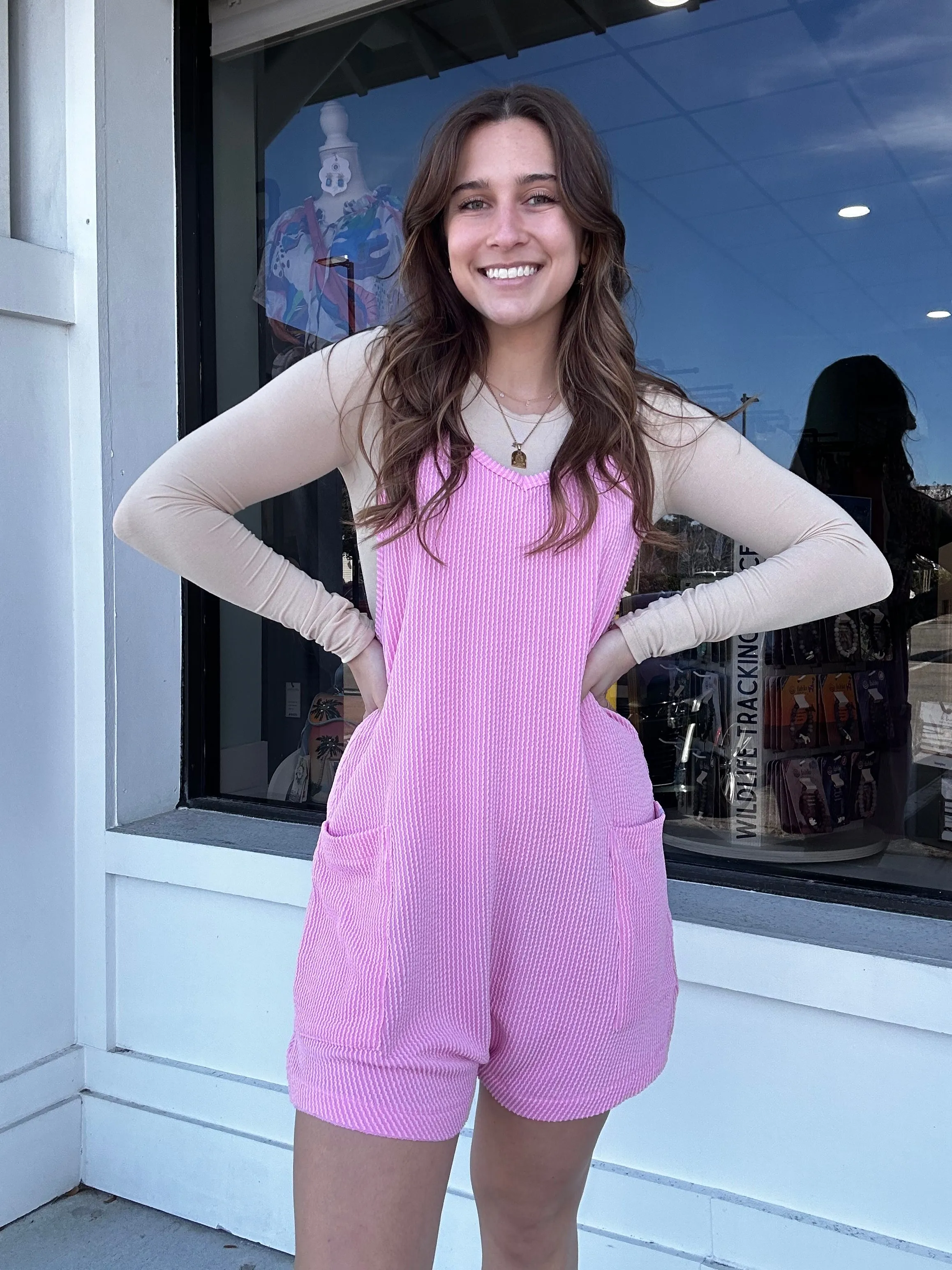 Simply Ribbed Romper