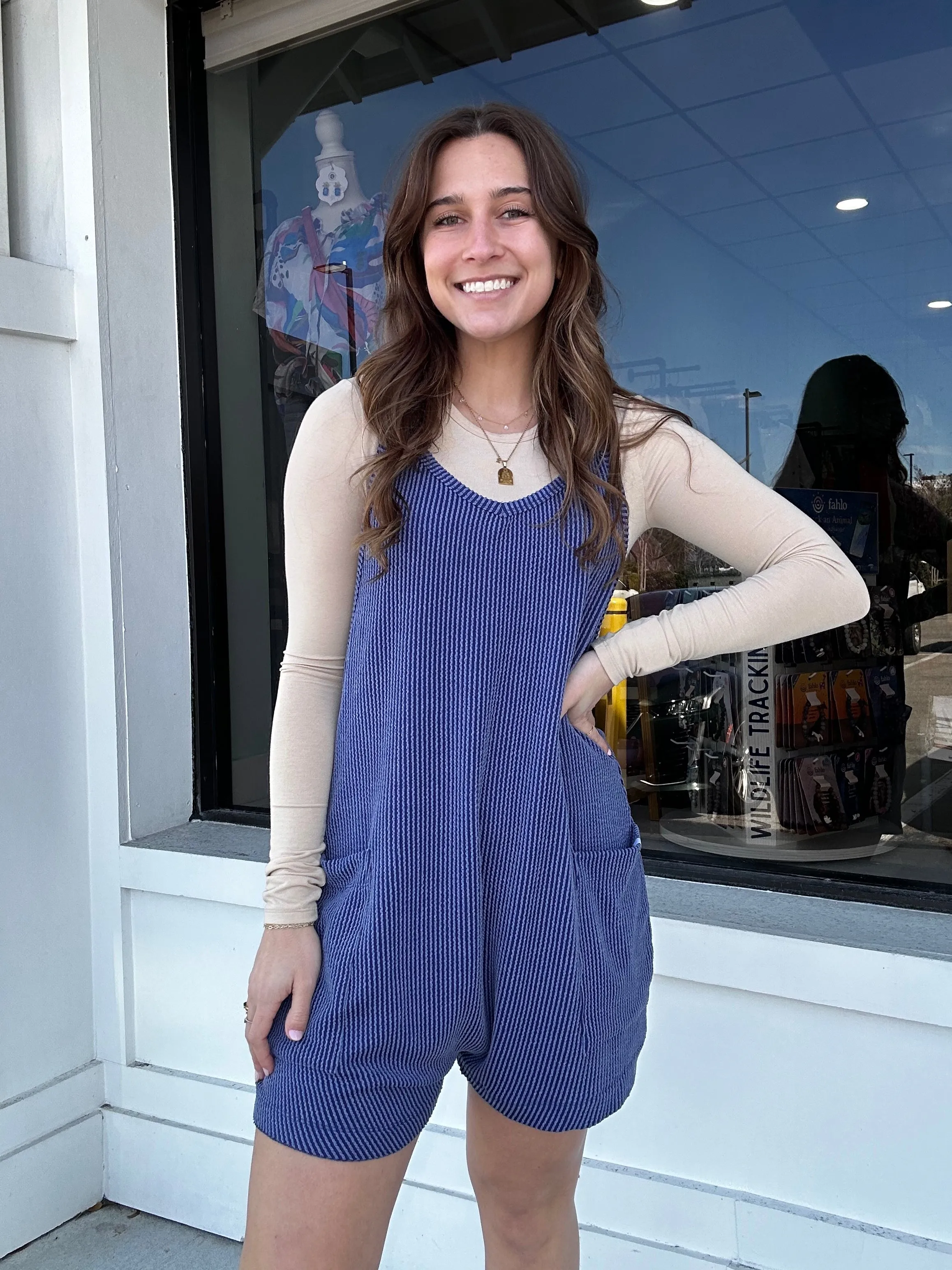 Simply Ribbed Romper