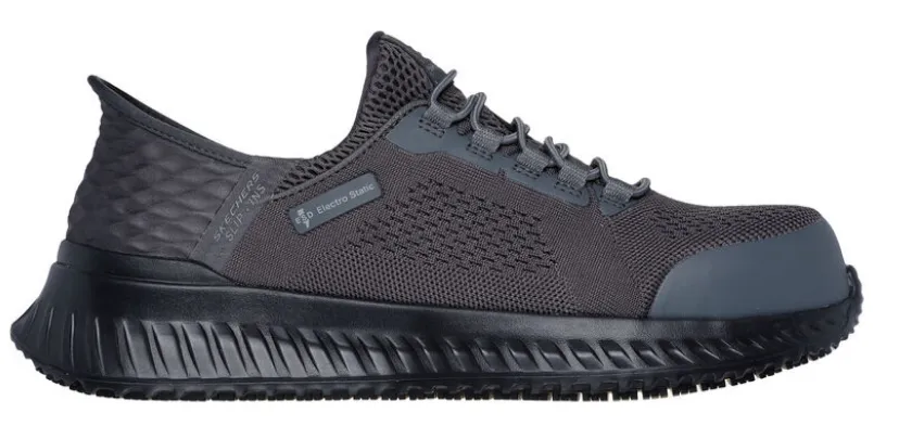 Skechers Men's Slip Resistant Composite Toe ESD Work Shoe 200298/CCBK