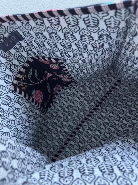 Soléa Cotton Flamingo Tote