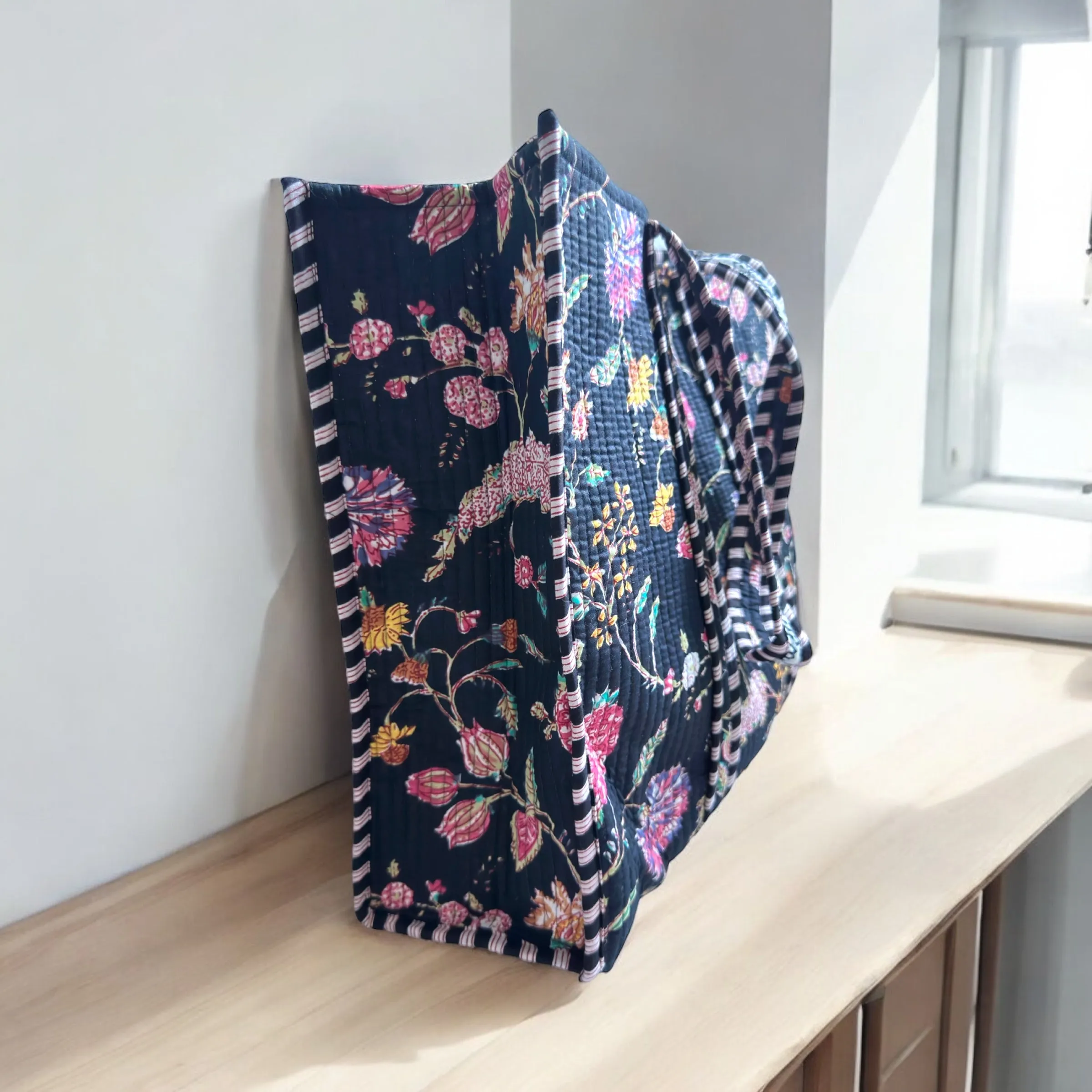 Soléa Cotton Flamingo Tote