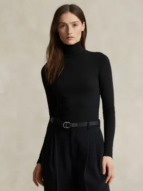 STRETCH RIBBED TURTLENECK Sort