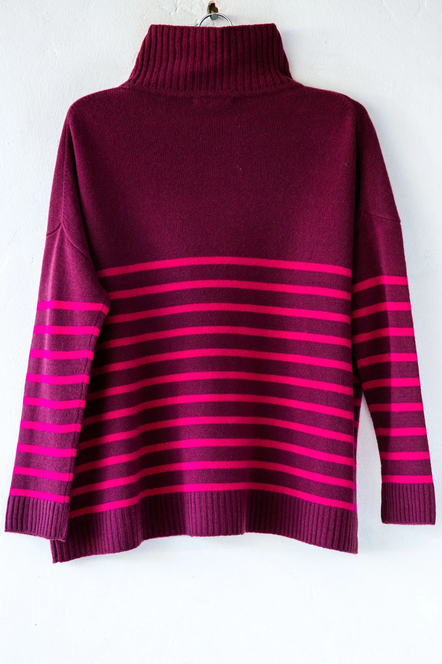 Stripe Turtleneck