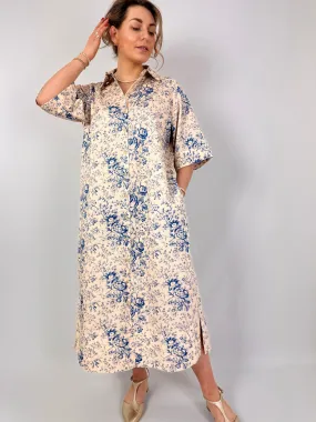 Tapis Noir Chloe Dress Blue