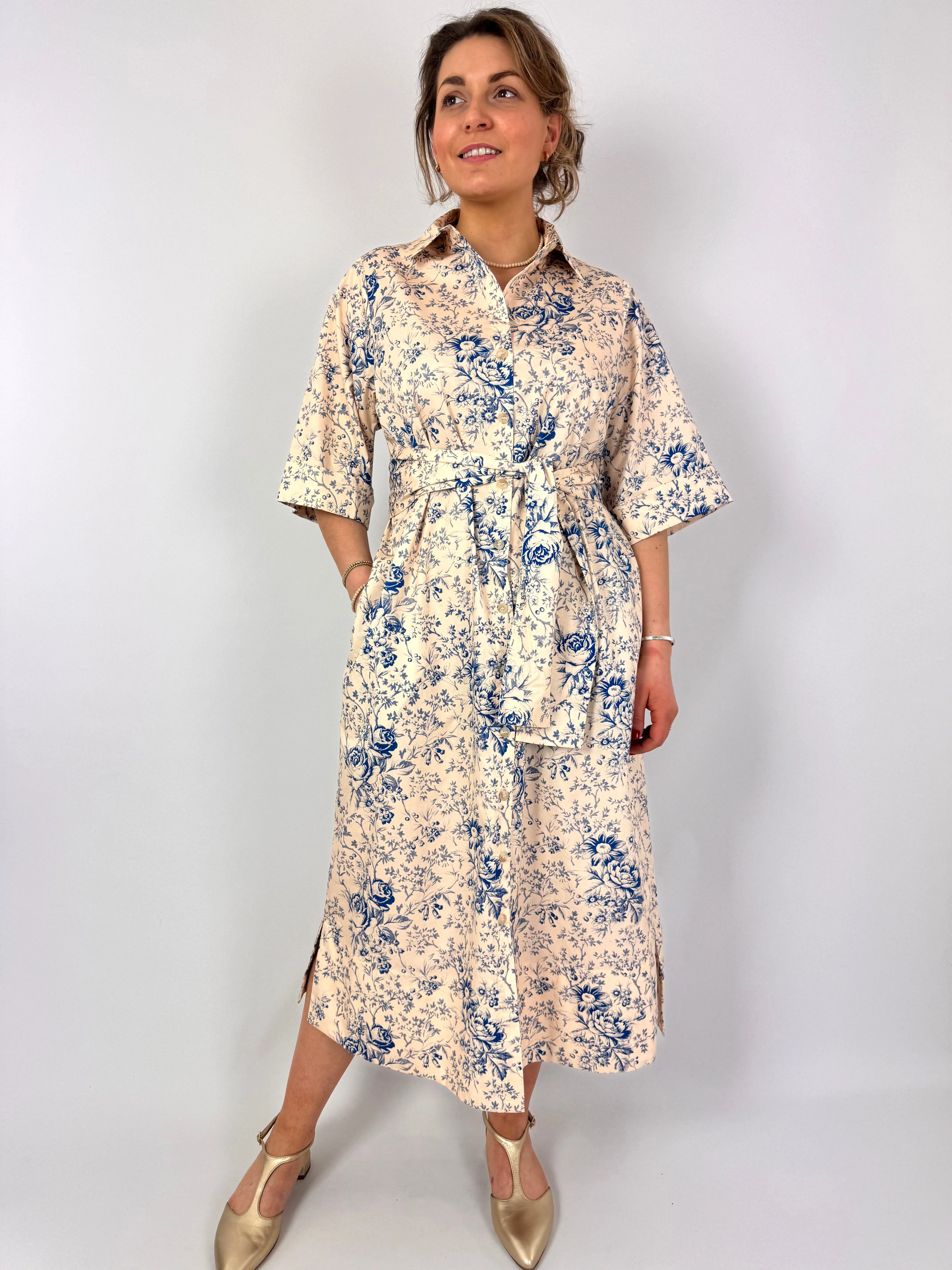 Tapis Noir Chloe Dress Blue