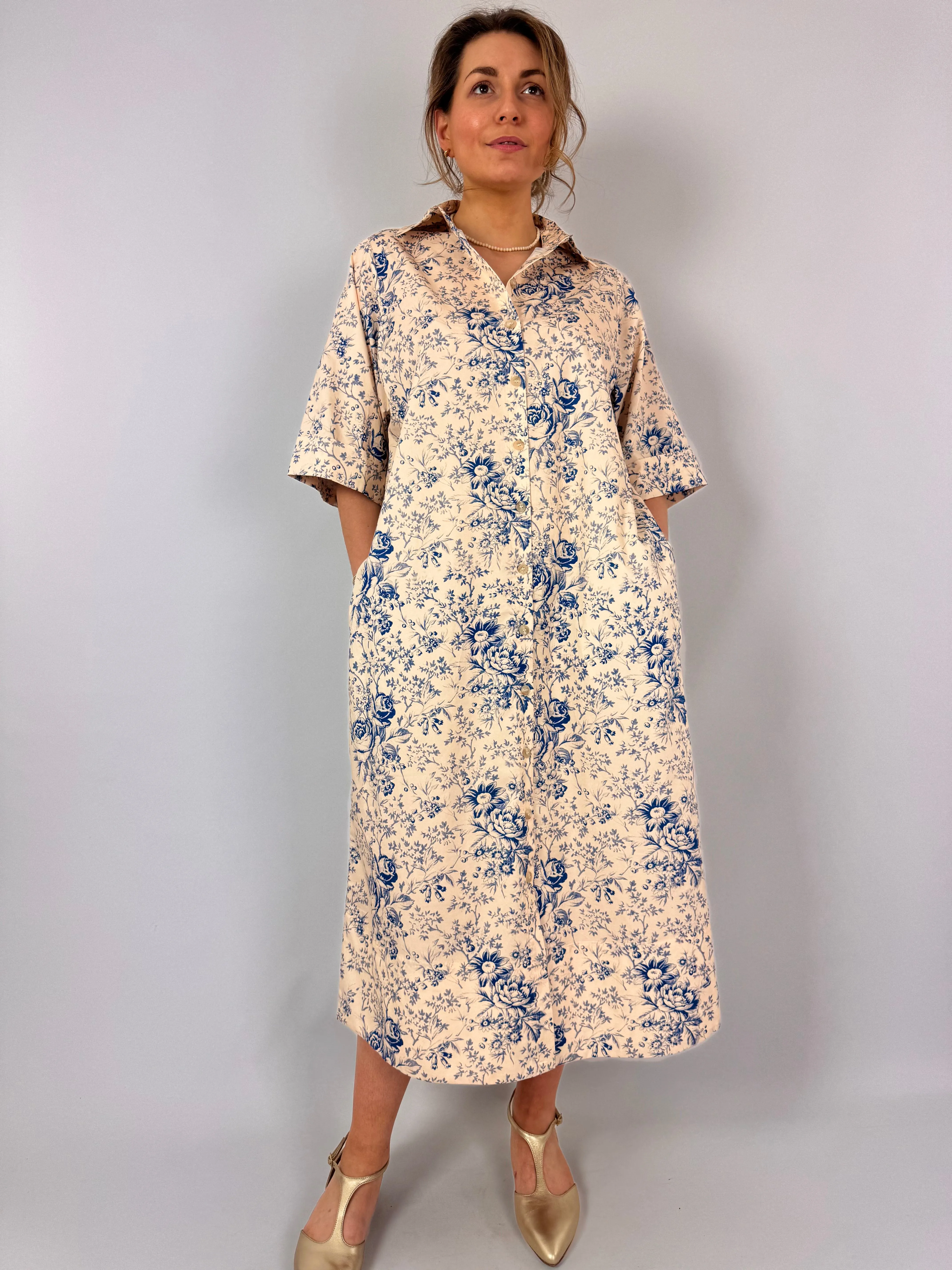 Tapis Noir Chloe Dress Blue