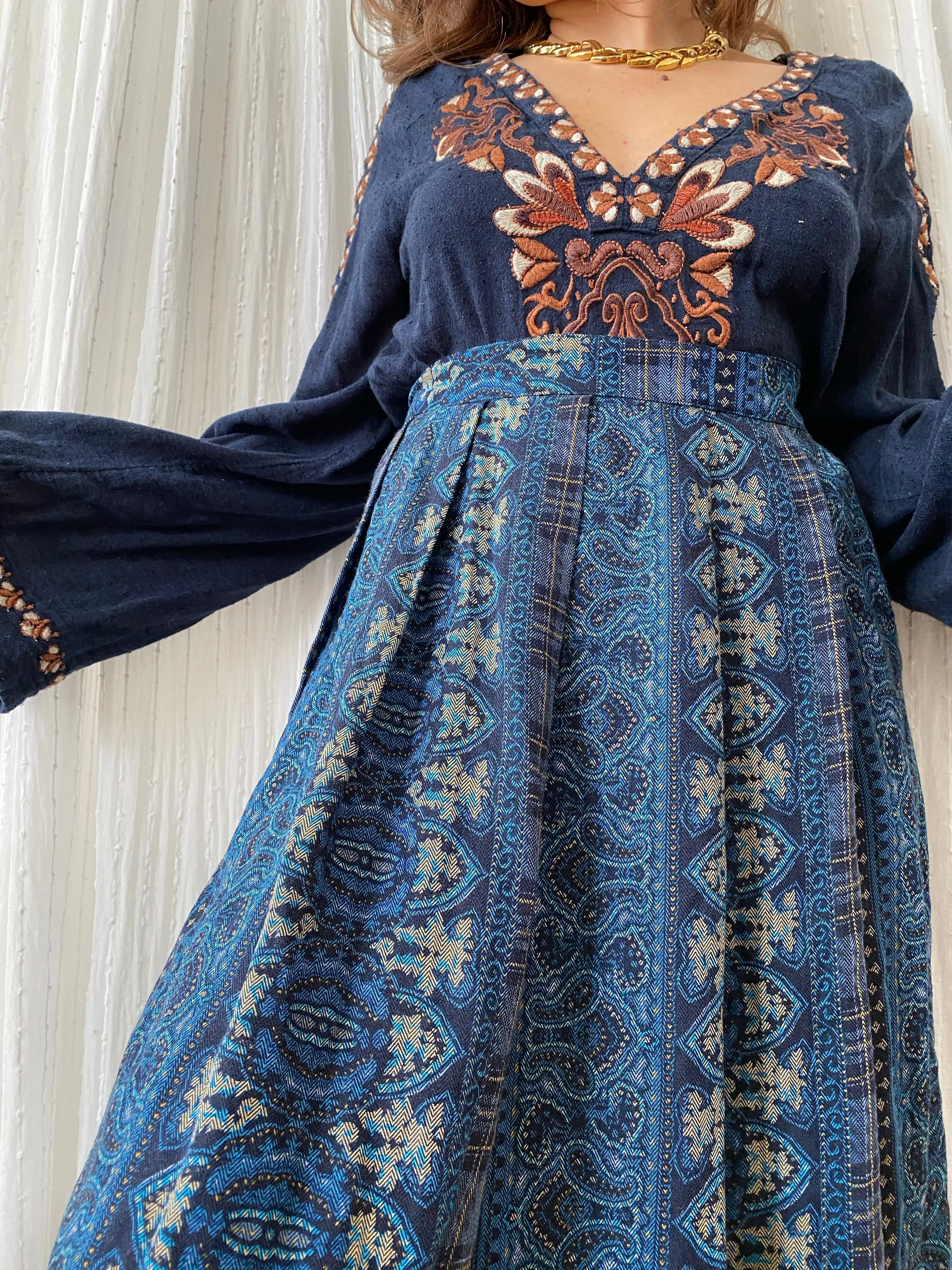 Teddi Printed Maxi Skirt