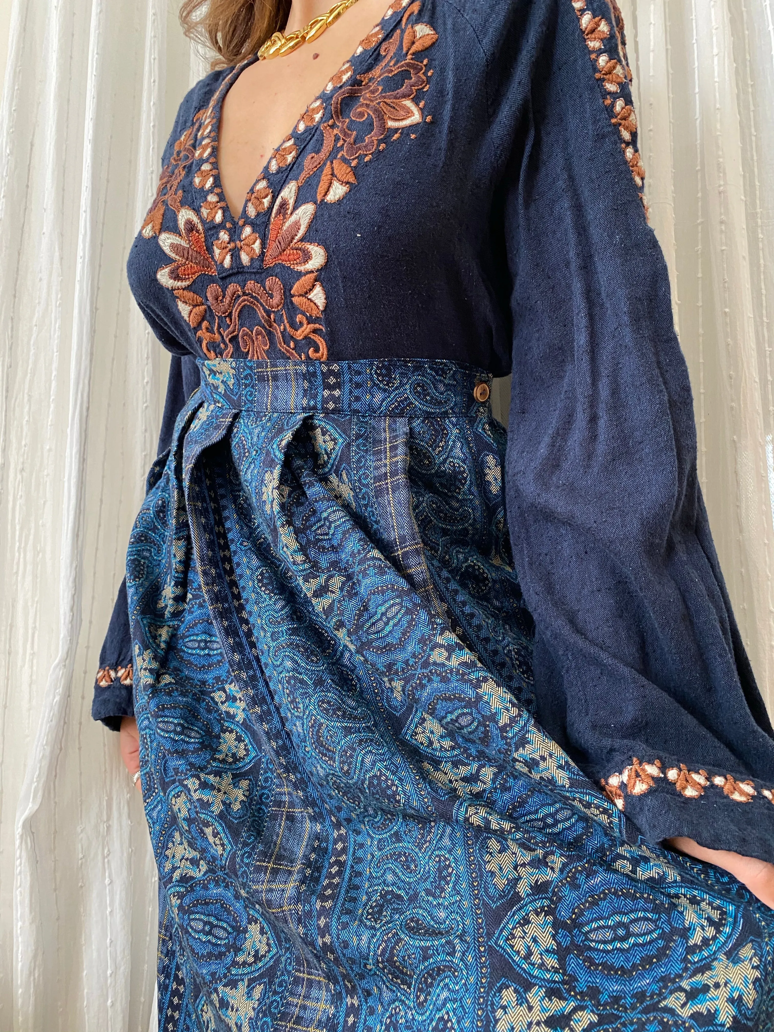 Teddi Printed Maxi Skirt